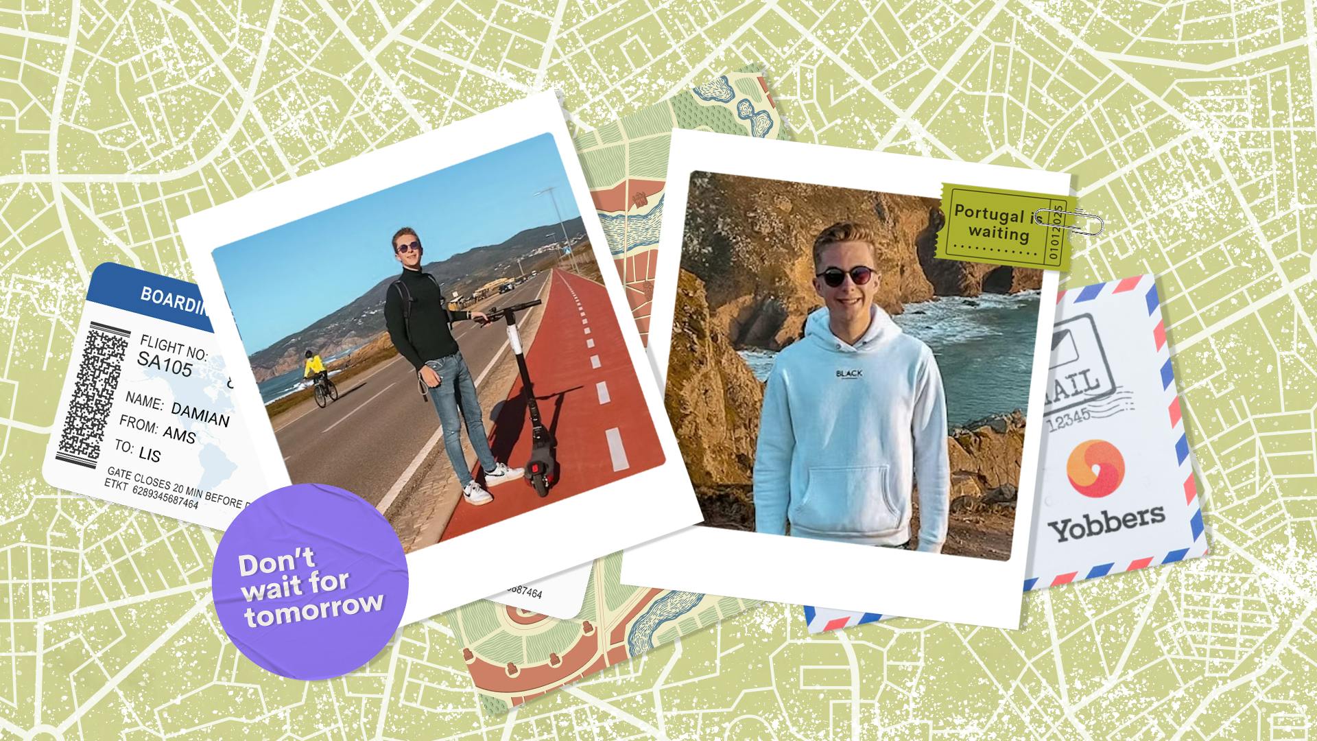 Blog header ervaring Damian in Lissabon