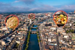 kleine Bilder von Essen über Dublin