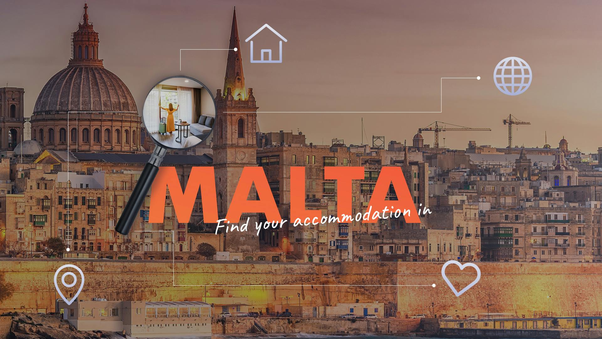 How to find accommodation in Malta header