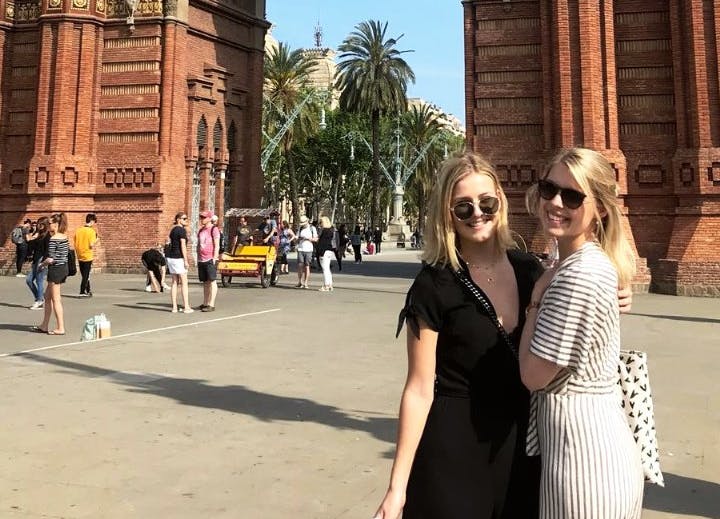 Nieuwe vriendinnen tijdens mijn tussenjaar in Barcelona!