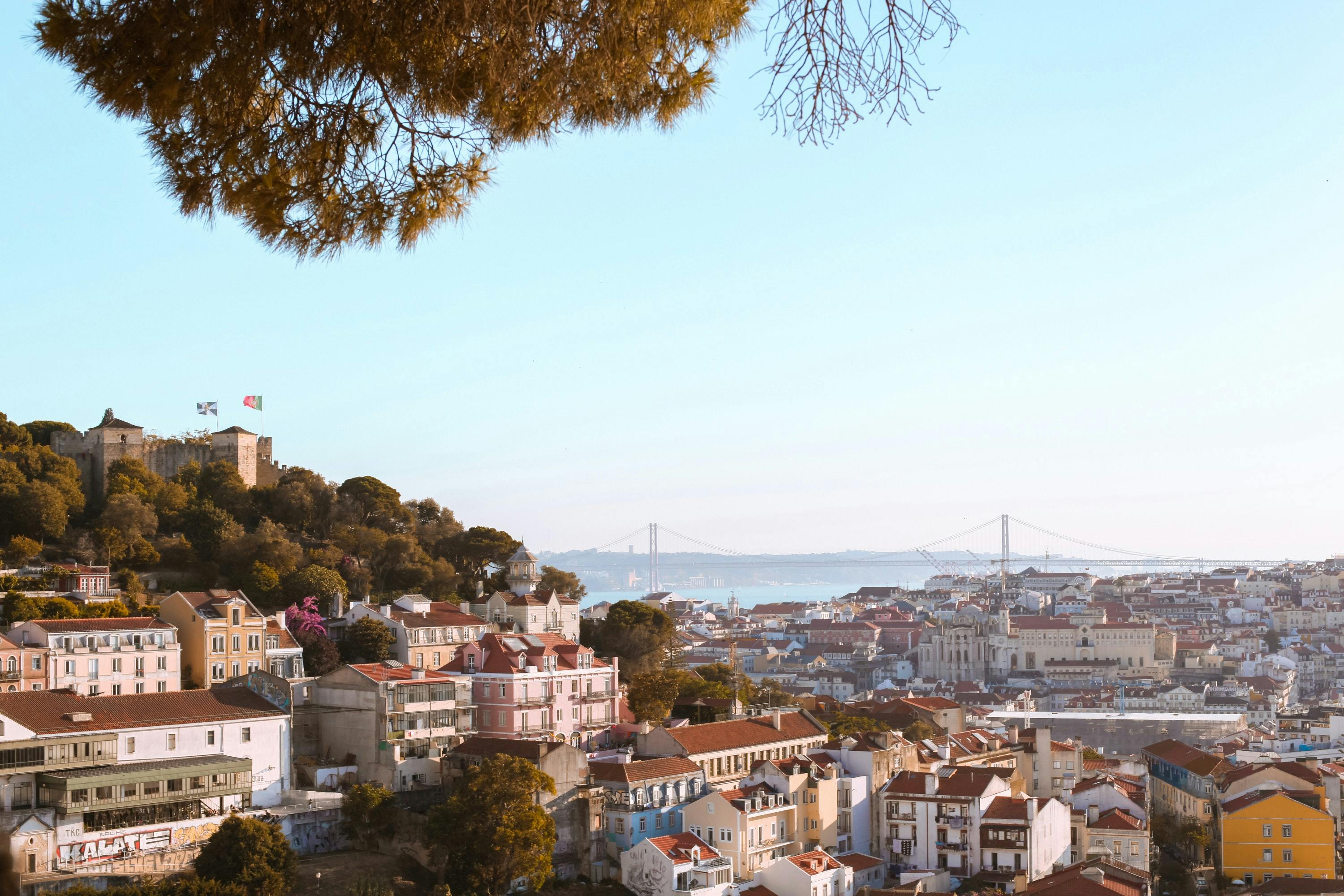 Lissabon Ausblick vom Miradouro