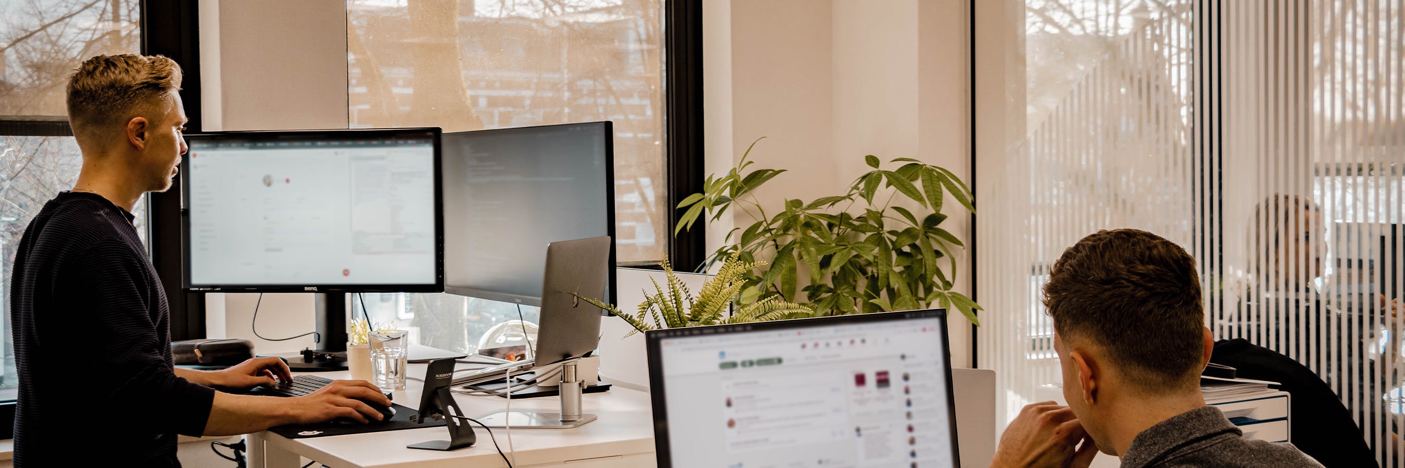 Im office arbeiten