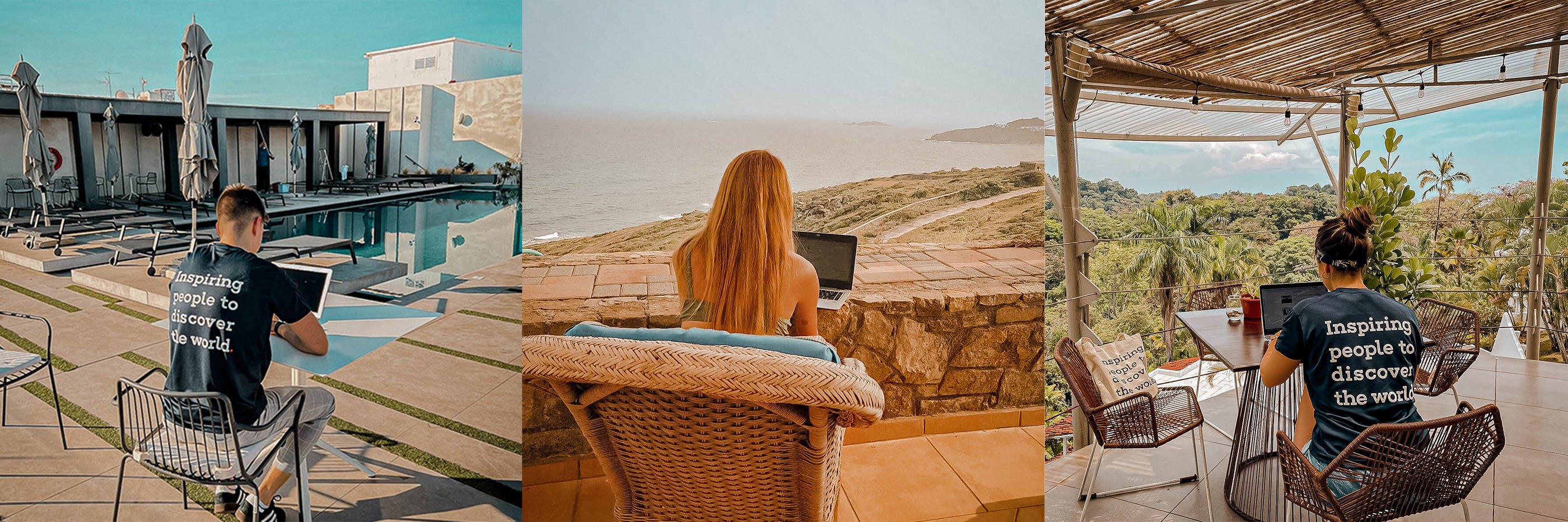 Colleagues working abroad