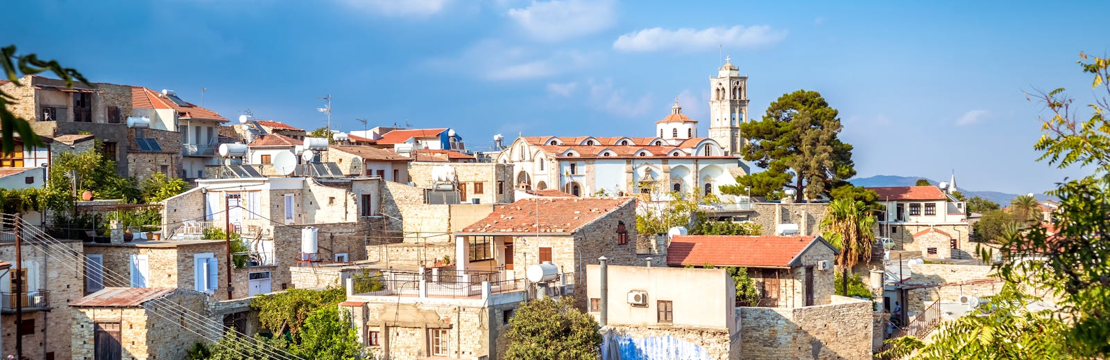 Stadt Larnaka auf Zypern