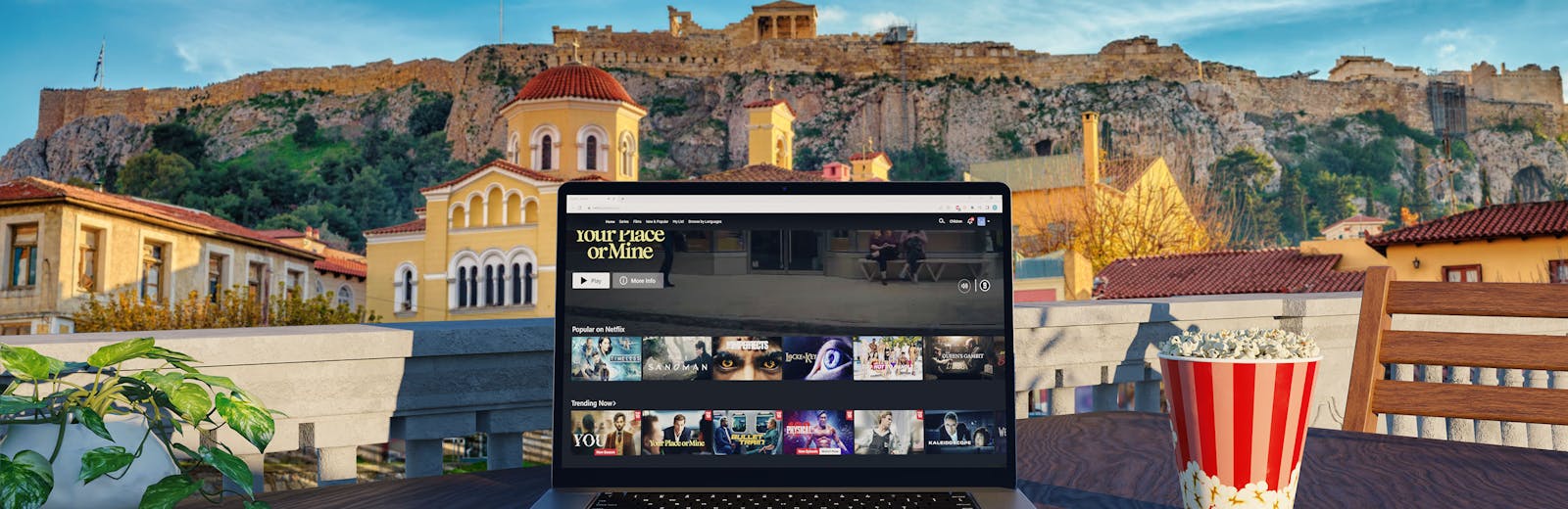 Arbeiten für Netflix in Athen