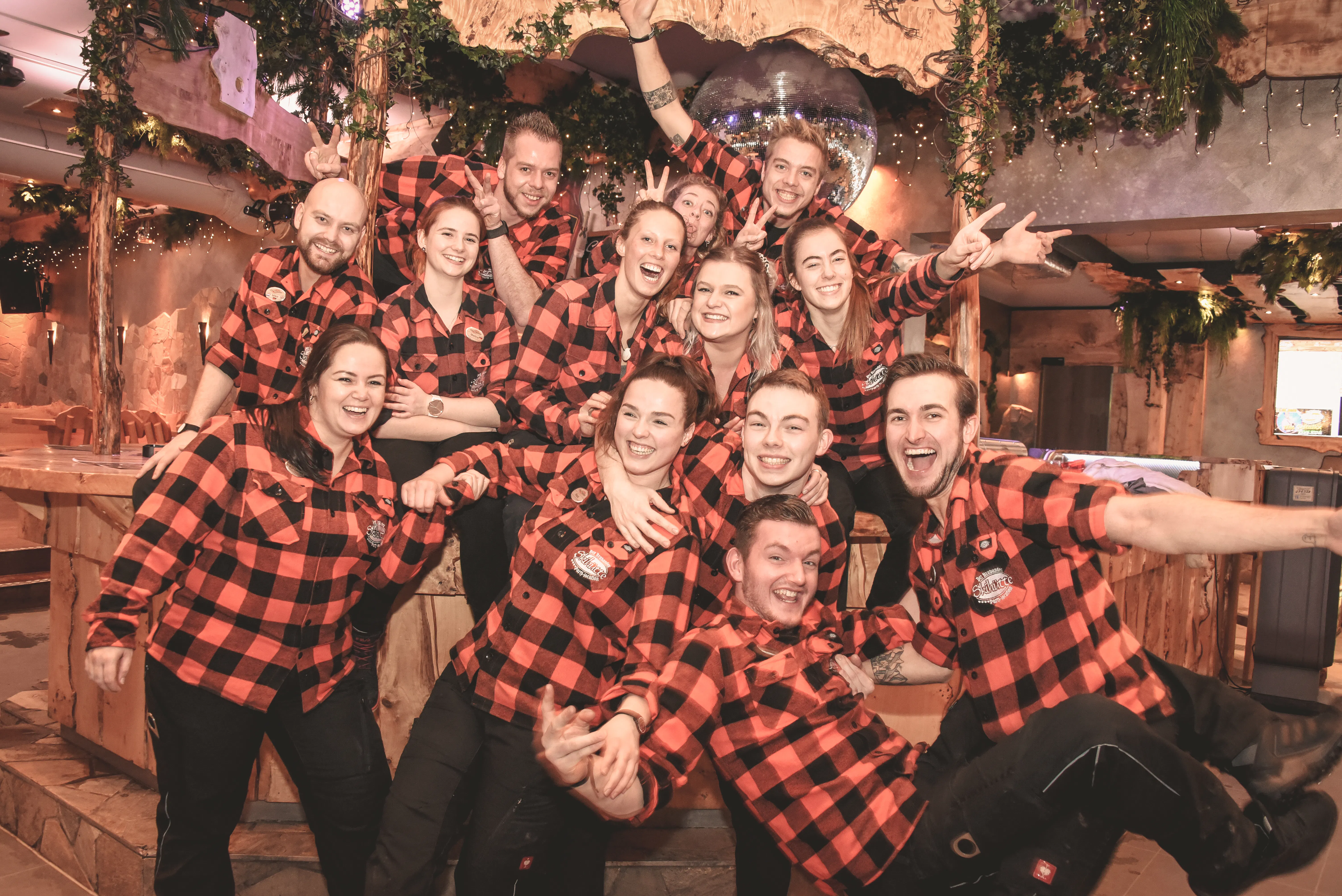 Team photo of hospitality staff in Winterberg